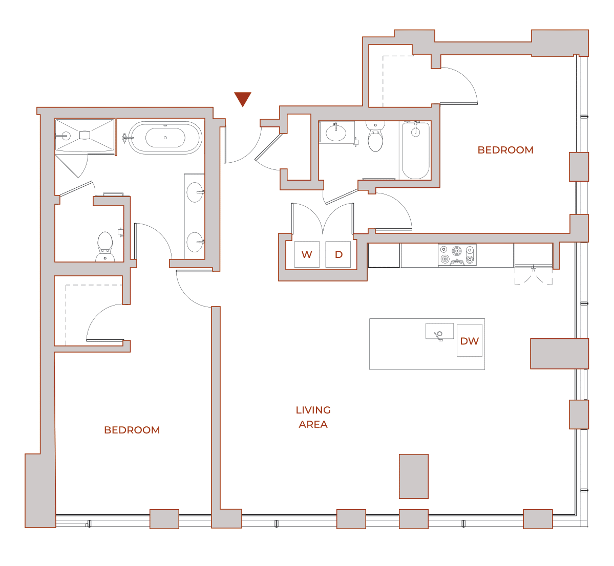 Floor plan for PH - 4